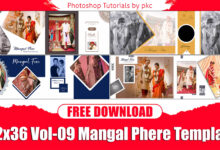 12×36 Vol 09 Mangal Phere Template Free Download
